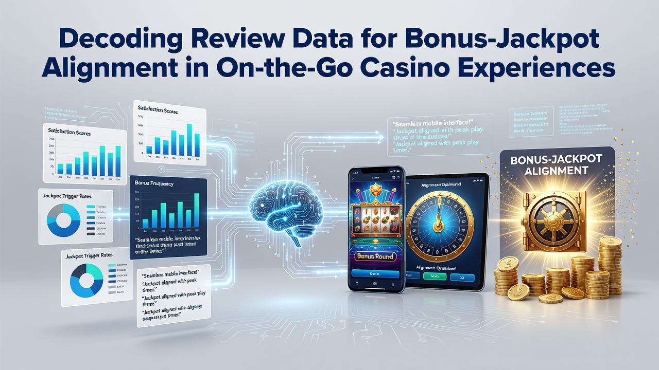 Grafik zur Analyse mobiler Casino-Bewertungen und Bonus-Jackpot-Abstimmung