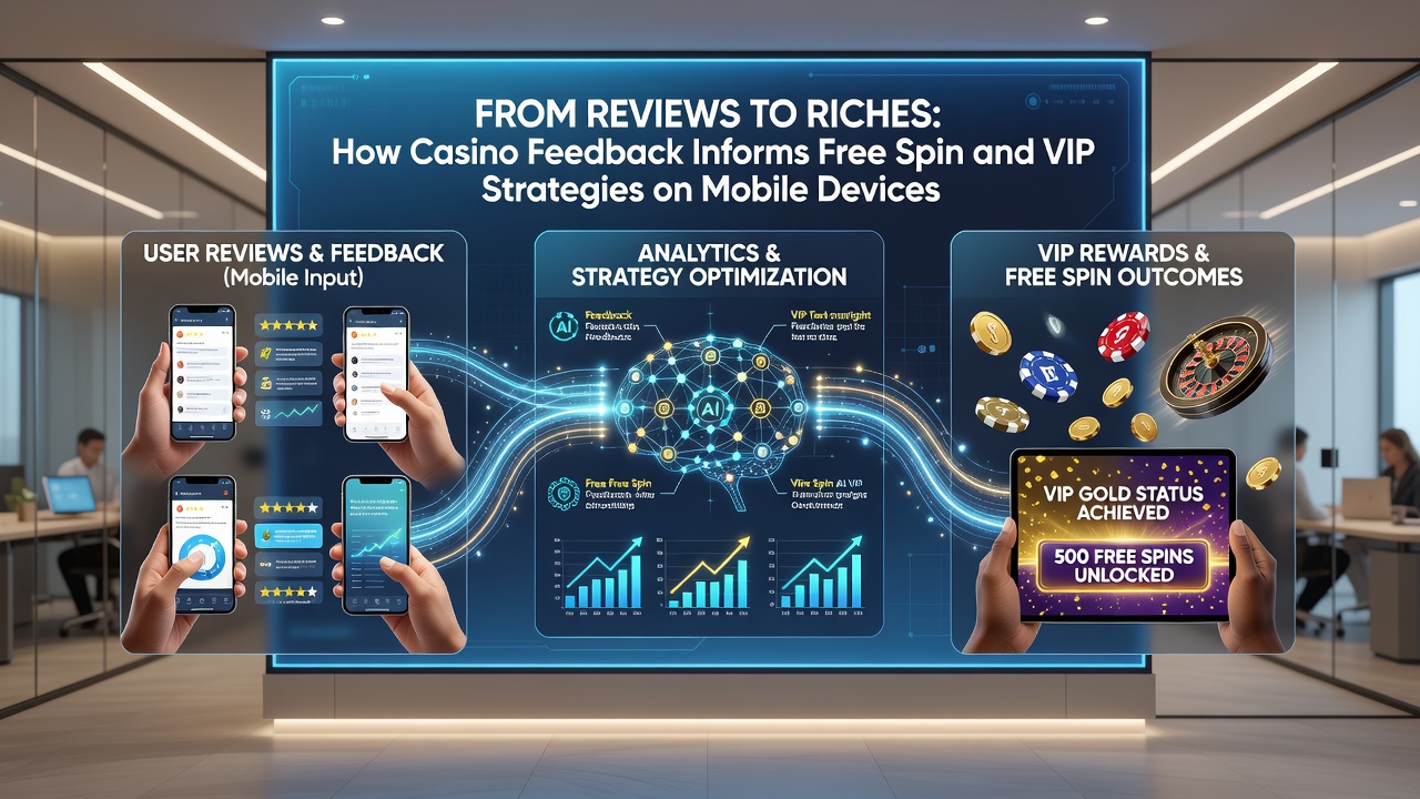 Darstellung von VIP-Stufen und Free-Spin-Belohnungen in einer mobilen Casino-Oberfläche