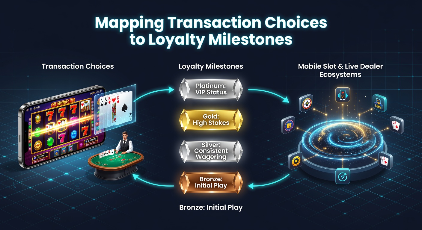 Darstellung von Transaktionsflüssen und Treue-Meilensteinen in mobilen Casino-Ökosystemen