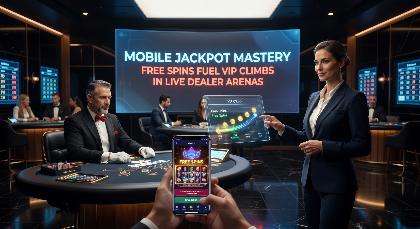 Live-Dealer-Tisch mit mobiler VIP-Leiter und explodierendem Freispiel-Jackpot