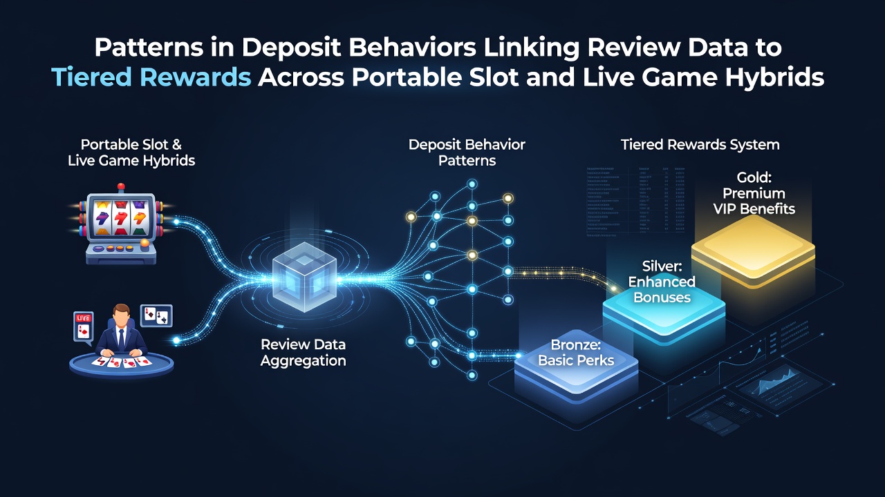 Analyse von Einzahlungsmustern und Bewertungsdaten in portablen Slot- und Live-Game-Hybriden