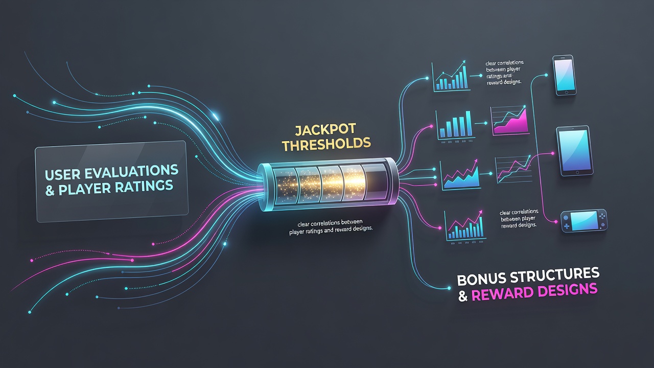 Datenvisualisierung zeigt Korrelationen zwischen Spielerbewertungen und Bonus-Jackpot-Designs in mobilen Ökosystemen
