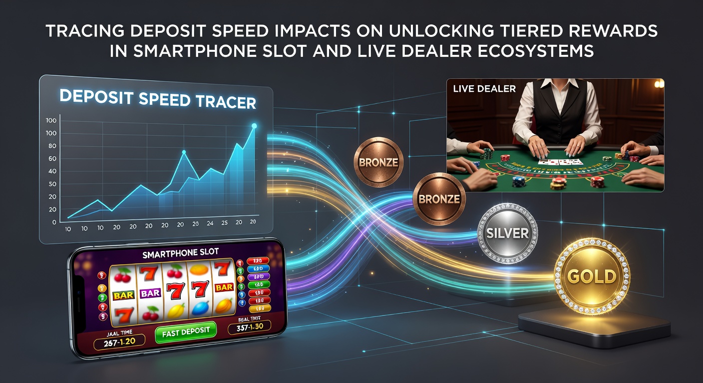 Grafische Darstellung von Einzahlungsgeschwindigkeiten und gestaffelten Belohnungen in mobilen Casino-Ökosystemen